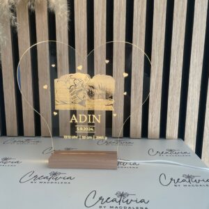 Personalisierte LED-Figur mit Gravur