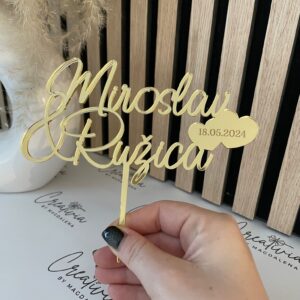 Cake Topper für Hochzeitstag