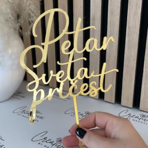 Personalizierter Tortenaufsatz zur Ersten Heiligen Kommunion