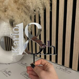 Tortenaufsatz zum 18. Geburtstag