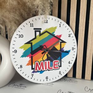 Personalisierte Kinderuhr mit Namen