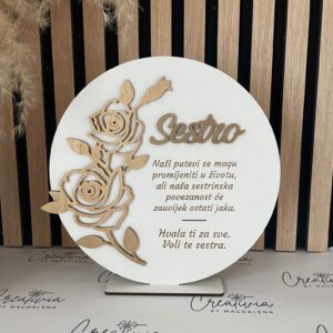 Personalisierte Dekoration mit individueller Widmung