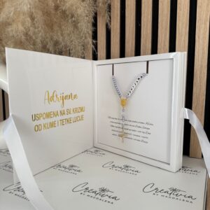 Andenken zur Firmung mit Rosenkranz