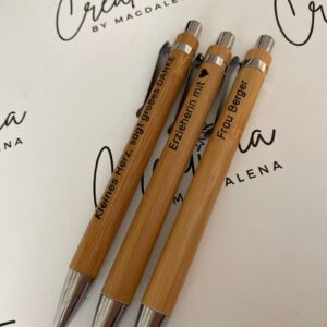 Gravierte Stifte mit Widmung – Praktisch & Persönlich